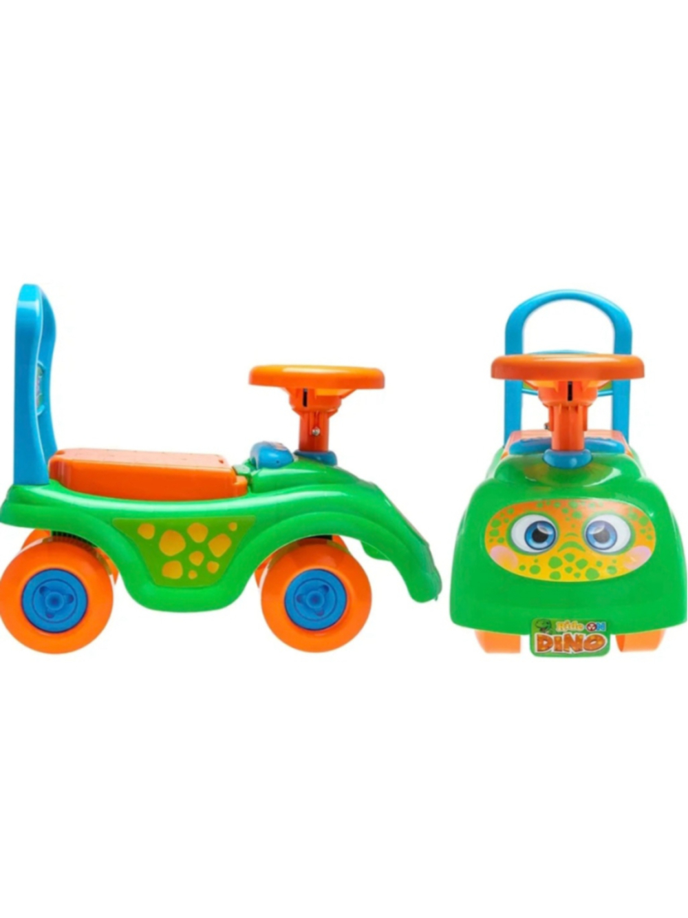 Rugged Racers Ride on Dinosaur Toy,Mini Buggy for Boys and Girls,Push and Pull
